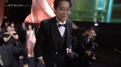 ▲劉宰明出道24年第一次得到百想大獎。（圖／NAVER TV）