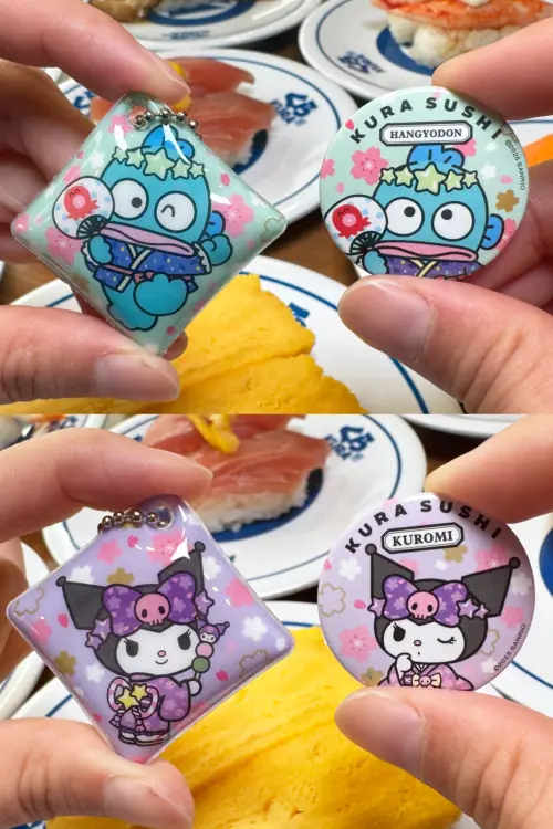 ▲人魚漢頓及酷洛米在台人氣高。（圖／藏壽司提供）