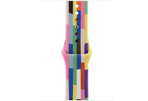 每一款錶帶都會有些微差別,象徵 LGBTQ+ 社群每一位成員獨一無二的樣貌。(圖/官方提供) ▲每一款錶帶都會有些微差別,象徵 LGBTQ+ 社群每一位成員獨一無二的樣貌。(圖/官方提供)