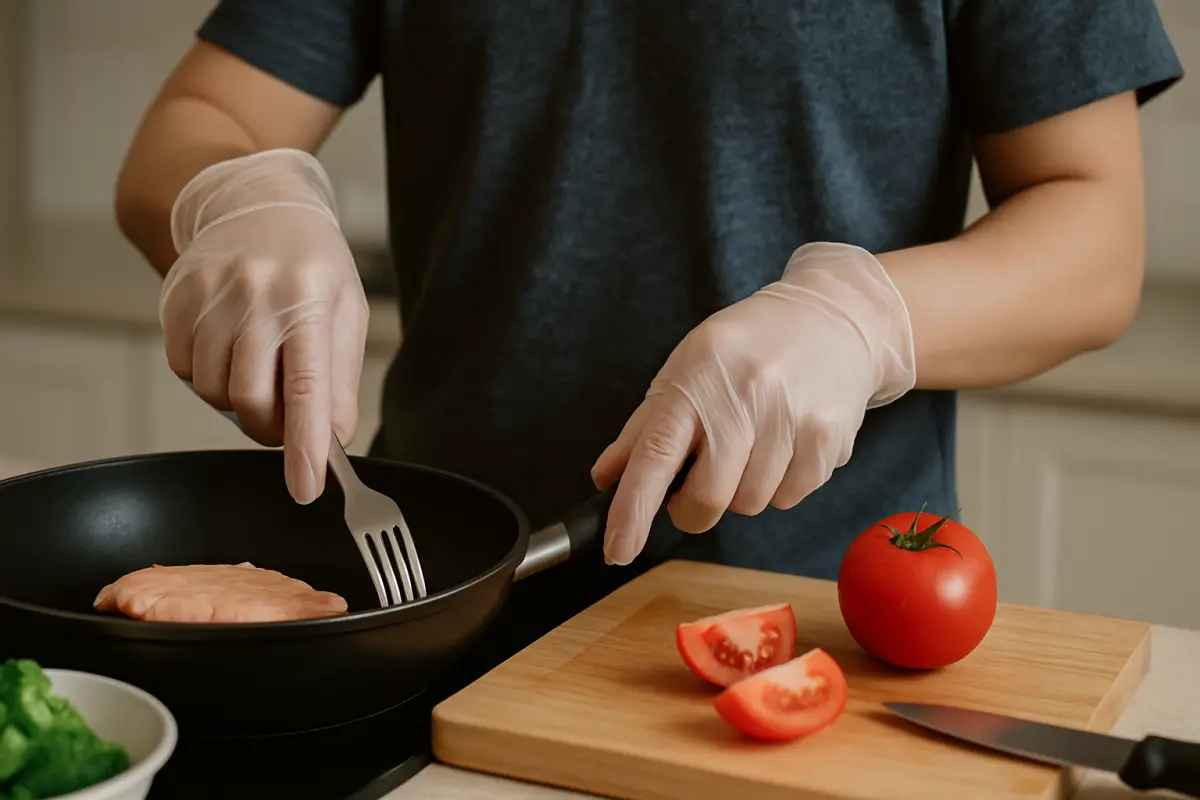 ▲國外研究指出，即使是專業醫護人員，脫除手套後仍有約4.5%的人雙手會殘留病毒或細菌。（示意圖／AI生成）