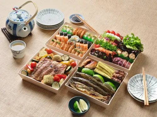 ▲欣葉日本料理因應母親節，推出多人分享的外帶餐。（圖／欣葉提供）