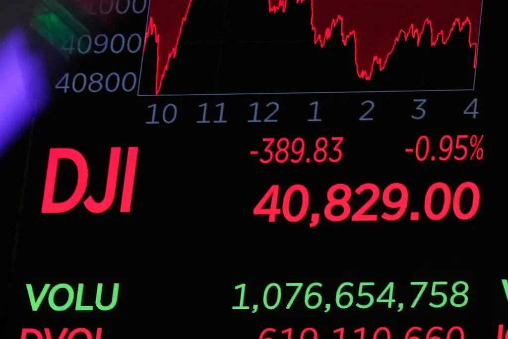 ▲美國總統川普對全球貿易發表了搖擺不定的評論，打擊了市場對關稅問題即將取得進展的希望，美股週二（6日）收盤下跌。（圖／美聯社／達志影像）