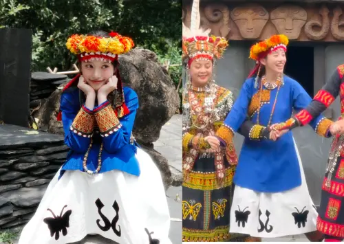 ▲蔡瑞雪不僅與族人跳舞，還聆聽祖先故事、體驗圖騰、珠飾。（圖／蔡瑞雪IG）