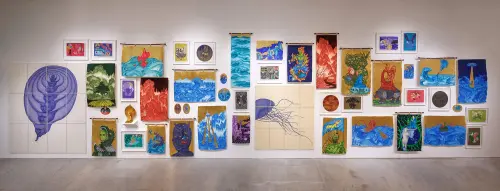 ▲2023年《invidia》於台北耿畫廊展出。(圖/姚瑞中提供) ▲2023年《invidia》於台北耿畫廊展出。(圖/姚瑞中提供)