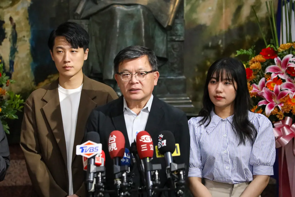 ▲國民黨文傳會主委林寬裕說，充分證明有心的賴政府用羅織罪名。（圖／國民黨提供）