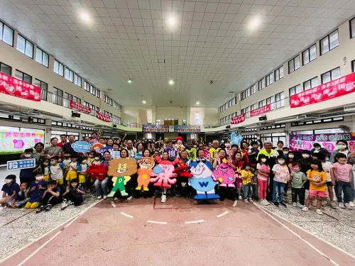 國教署與南投縣政府攜手舉辦正確洗手活動 ▲國教署與南投縣政府攜手舉辦正確洗手活動。(圖/國教署)