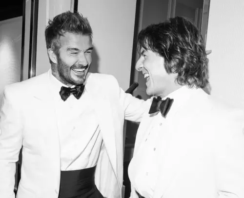 ▲湯姆克魯斯(右)親自來慶祝大衛貝克漢的50歲生日。(圖/摘自IG) ▲湯姆克魯斯(右)親自來慶祝大衛貝克漢的50歲生日。(圖/摘自IG)