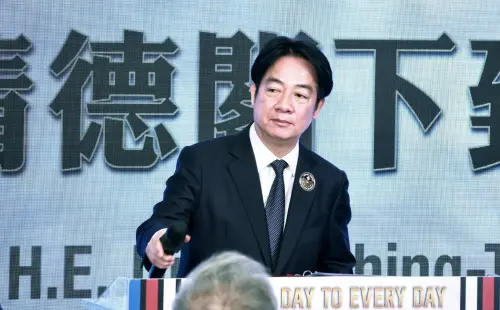 ▲賴清德、蕭美琴今出席「歐戰勝利80周年紀念茶會」。（圖／記者吳翊緁攝，2025.05.08）