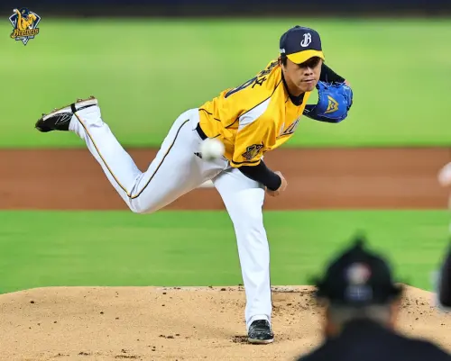 ▲36歲的鄭凱文本季續扛黃衫軍一席先發，歷經首戰對富邦悍將被轟8分之外，鄭凱文近況逐漸回穩，連3戰至少投滿5局，完成先發投手的既定任務。（圖／中信兄弟提供）