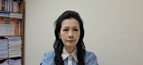 Economist Liu Pei-chen from TIER shares her insights to the local audience. (TCN)