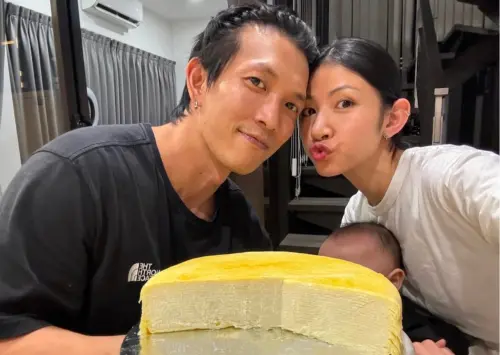 ▲李千娜（右）與黃尚禾（左）迎來兒子誕生，產後迅速回歸工作，狀態依舊亮眼。（圖／李千娜IG）