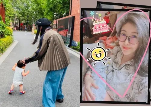 ▲愷樂專心照顧寶寶，忙碌生活讓她無暇休息，優先陪伴兒子成長。（圖／愷樂IG）