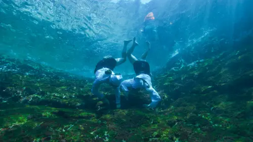 ▲宋智孝透露節目會呈現海女在水底的危險瞬間。（圖／甲上、BBC）