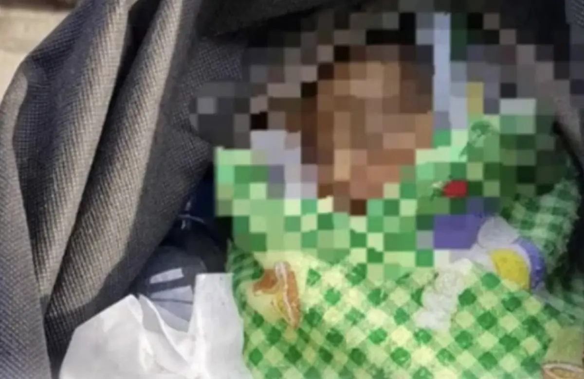 ▲一名送貨員工作到一半突然發現包裹堆內有一具「嬰屍」，讓他嚇得趕快報警。（圖／翻攝自臉書）