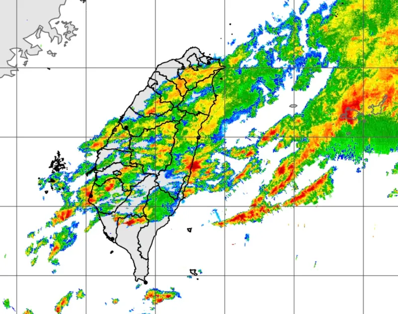▲鋒面影響，易有短延時強降雨，中央氣象署已發布豪雨特報。（圖／翻攝自中央氣象署）