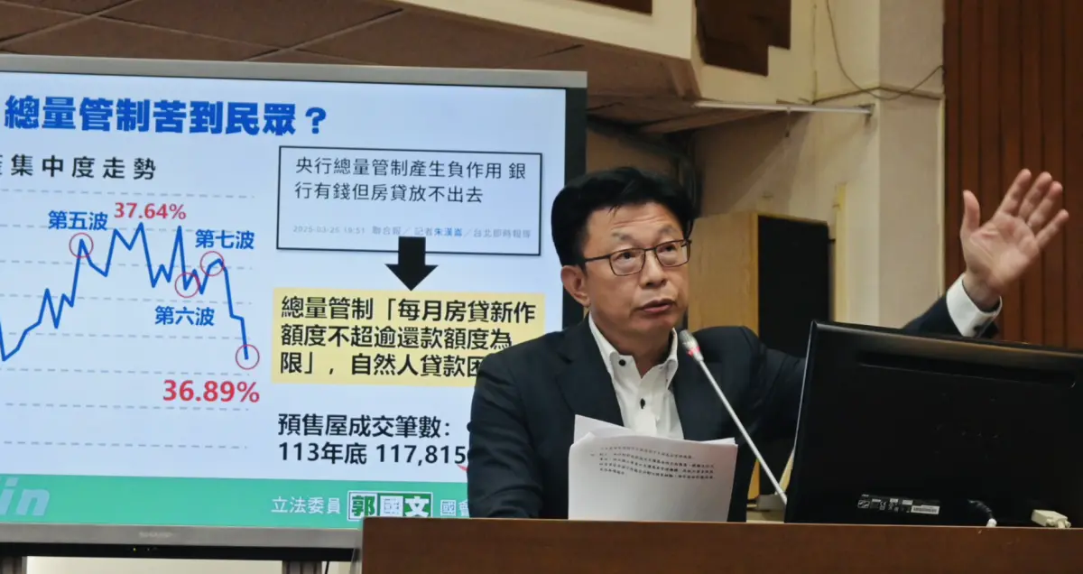 一貸難求惹怨民！郭國文喊話央行：打炒房不應打換屋族