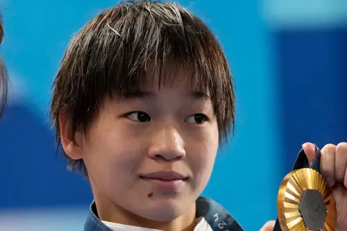 ▲近期，網路瘋傳中國大陸奧運跳水冠軍全紅嬋家即將在老家興建新房。（圖／美聯社／達志影像）