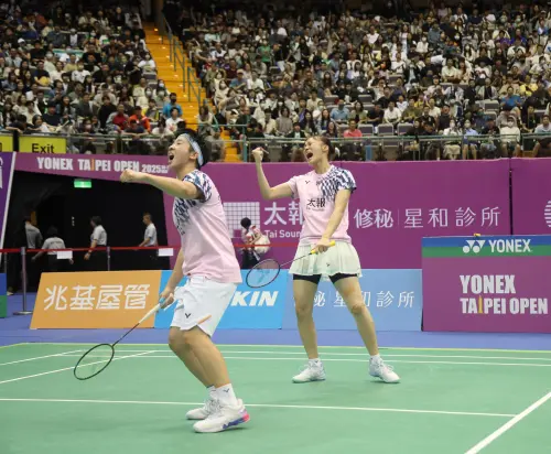 ▲我國羽球女雙好手謝沛珊、洪恩慈表現亮眼，在羽球年終賽積分排名第8，有望首度參與該賽事。（圖／台北羽球公開賽）