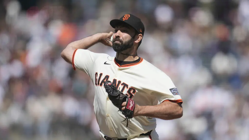 ▲洛杉磯道奇於台灣時間11日與前舊金山巨人右投Lou Trivino簽下小聯盟合約，盼望補強牛棚戰力。他剛通過讓渡程序成為自由球員，道奇隨即出手網羅。（圖／美聯社／達志影像）