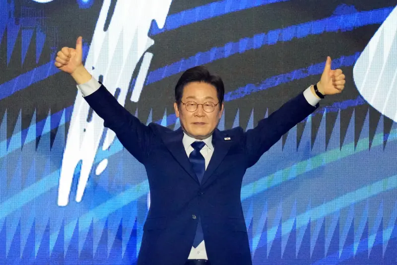 ▲韓國共同民主黨總統候選人李在明。(圖/美聯社/達志影像)