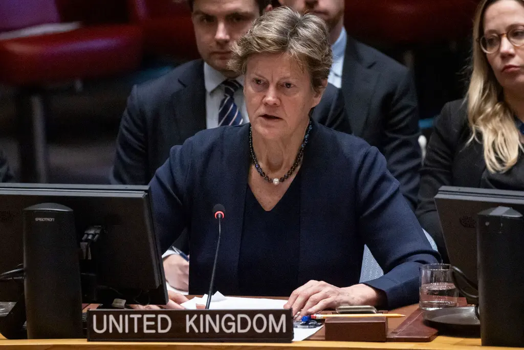 ▲英國駐聯合國大使吳百納（Barbara Woodward），是軍情六處（MI6）呼聲最高的首長接班人選之一。（圖／美聯社／達志影像）