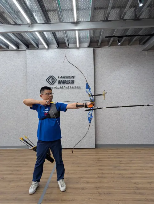 ▲對於臺灣射箭運動的整體發展，陳詩園充滿信心。