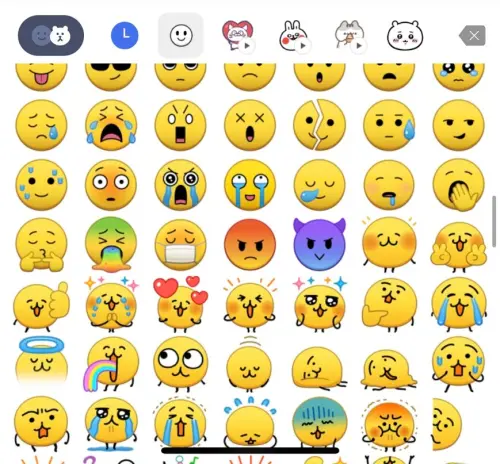 ▲LINE在2024年11月LINE進行重大更新之後，將原本的經典Emoji表情全數翻新，變身成「表情符號的孩子（暫定）」。（示意圖／資料畫面）