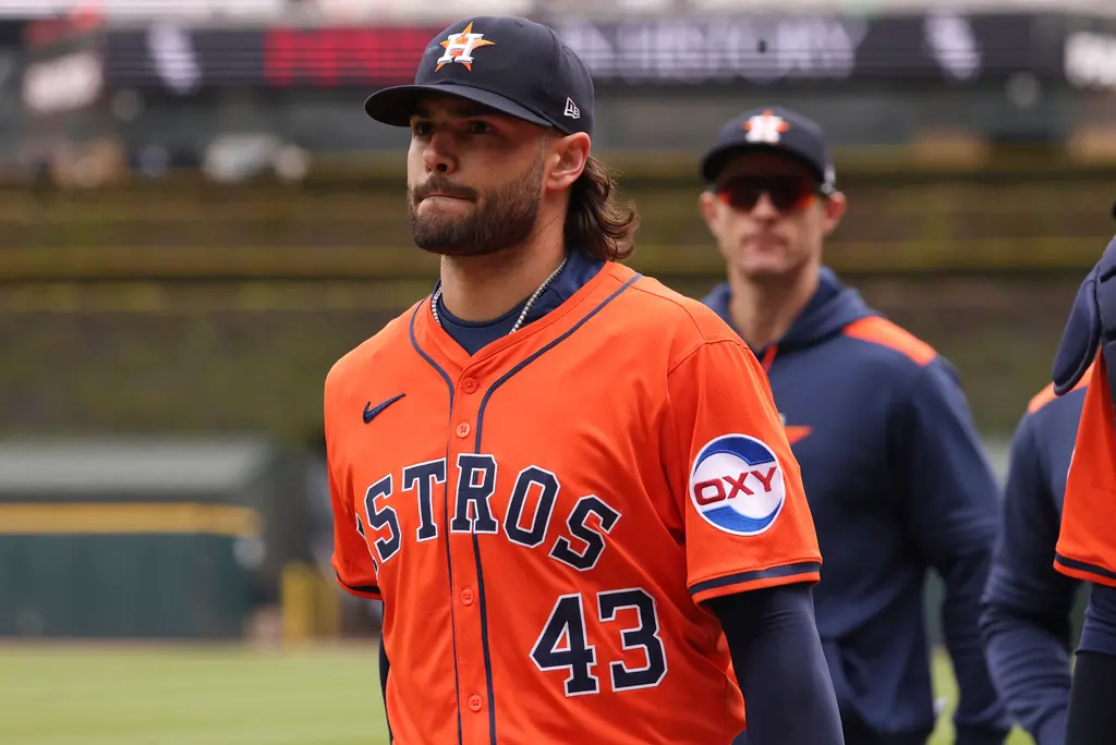 ▲太空人先發投手Lance McCullers Jr.上戰傷癒復出第2場，僅投0.1局就慘失7分退場，賽後於社群上收到球迷的「死亡威脅」，揚言要找到他的家人包含小孩，然後把他們偷偷刺死。（圖／美聯社／達志影像）