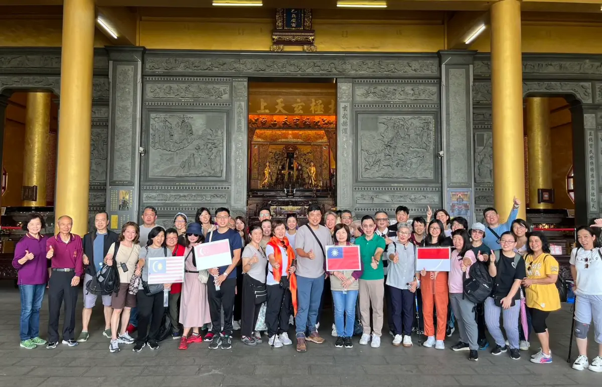 ▲紫皇天乙真慶宮啟動宗教觀光與身心靈健康之國際交流(馬來西亞、新加坡、印尼)（圖／紫皇天乙真慶宮提供）