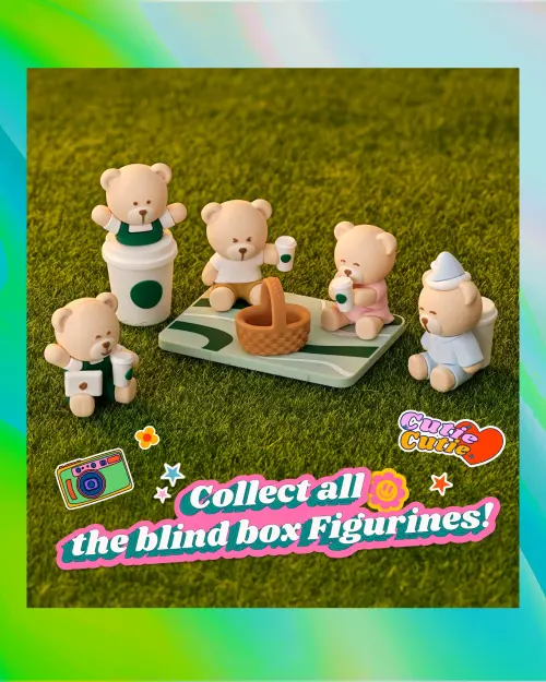 ▲星巴克「買一送一、第二杯半價」咖啡優惠！Bearista造型小熊盲盒開抽。（圖／翻攝自星巴克FB）