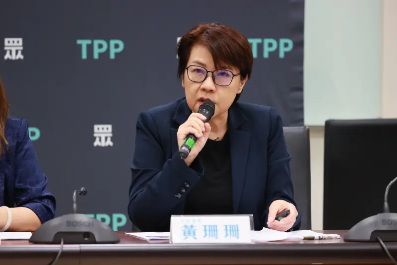 ▲民眾黨立委黃珊珊認為，從中美貿易談判初步結果來看，台灣不能只選一邊站。（圖／民眾黨團提供，2025.05.13）