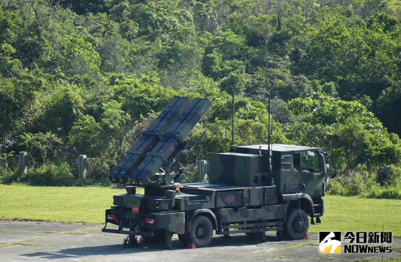 ▲陸射劍二飛彈發射車。(圖/記者呂炯昌攝,2025.05.13)