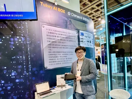 ▲詠鋐智能股份有限公司（Chimes AI）Tukey AI解決方案，展現AI技術實力。（圖／高市府經發局提供）