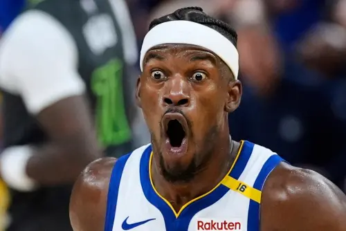 ▲勇士隊季後賽再度失利，Curry生涯暮年力求再奪一冠。美媒爆料，勇士休賽季可能鎖定包含「字母哥」Giannis Antetokounmpo在內的三大交易目標，以期強化陣容，延續爭冠希望，而Jimmy Butler可能成為交易籌碼。（圖／美聯社／達志影像）