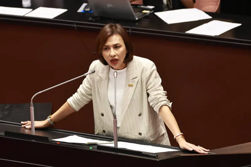 ▲邱議瑩致歉說，「我要向羅智強委員表達最深刻的歉意」。（圖／記者吳翊緁攝，2025.05.13）