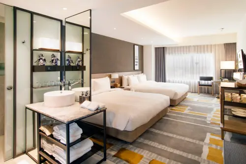 ▲鹿港永樂酒店與萬豪國際集團簽署合作協議，新飯店在第四季將以「鹿港永樂酒店－Tribute Portfolio」全新品牌亮相。（圖／業者提供）