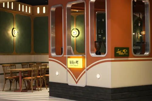 ▲全台首創火車早午餐的「輪輪の町 Lun Lun JP Brunch」，進駐南港LaLaport開幕。（圖／輪輪の町提供）