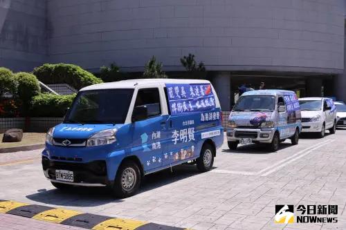 ▲國民黨動員12區車隊掃街。（圖／記者吳翊緁攝，2025.05.14）