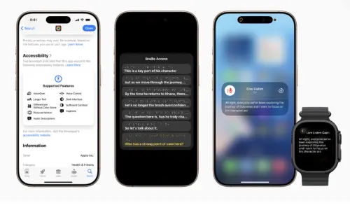 蘋果推出超過10項「輔助」新功能。(圖/翻攝官網) ▲蘋果推出超過10項「輔助」新功能。(圖/翻攝官網)