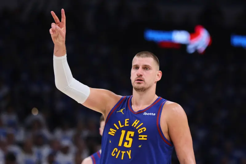 ▲Nikola Jokic在這場生死關鍵戰中拼盡全力，繳出44分15籃板5助攻2抄截的驚人數據，堪稱一己之力拖著金塊前進。（圖／美聯社／達志影像）