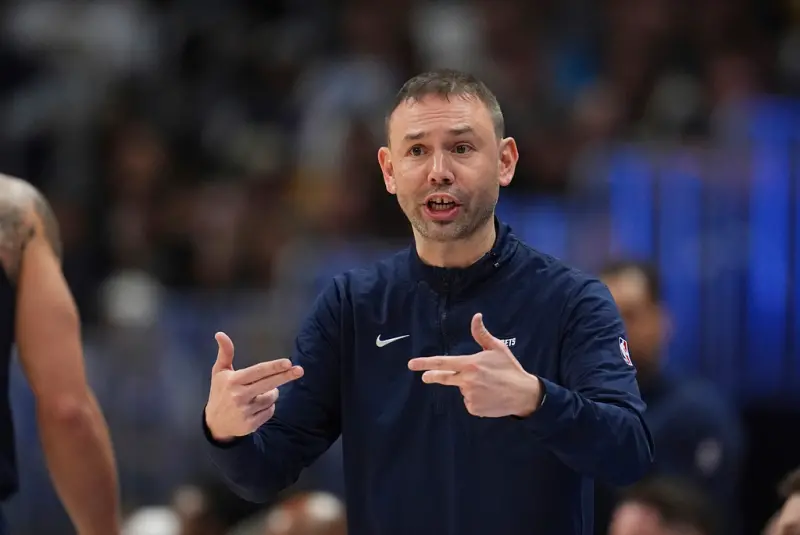 ▲天王山之戰金塊輸在代筆總教練David Adelman臨場應變太慢，以及「威少」Russell Westbrook堪稱臥底的行為。（圖／美聯社／達志影像）