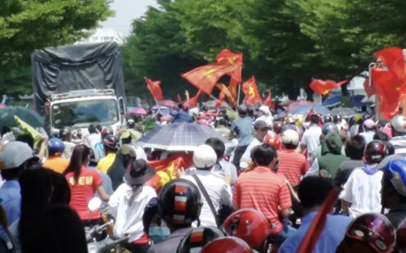 ▲2014年越南曾發生排華暴動。（圖／翻攝自越南快訊）