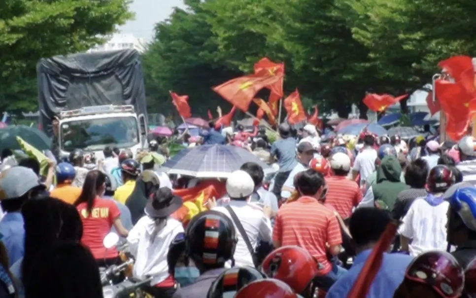 ▲2014年越南曾發生排華暴動。（圖／翻攝自越南快訊）