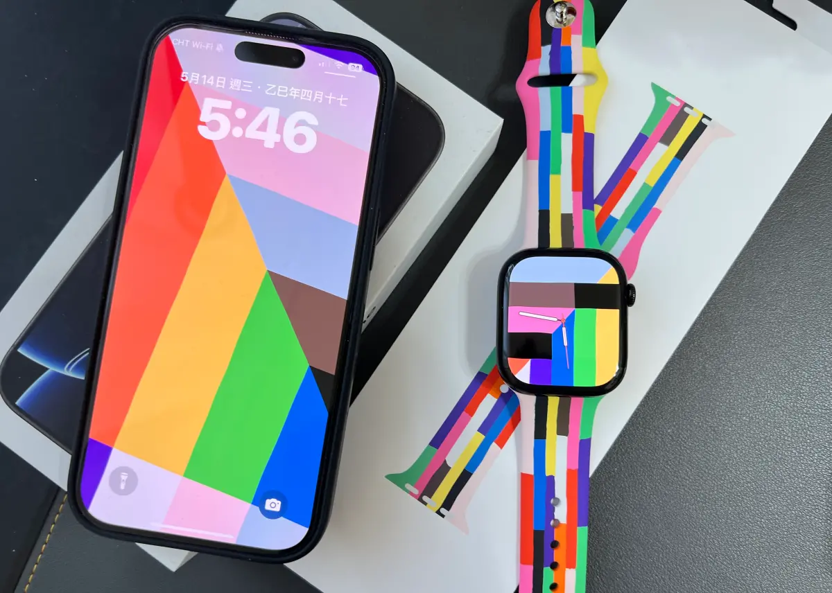 ▲Apple Watch 每年都有新機，年中也還會推出彩虹錶帶來刺激買氣，但還是難以吸引用戶「代代換新」。（圖／記者周淑萍攝）