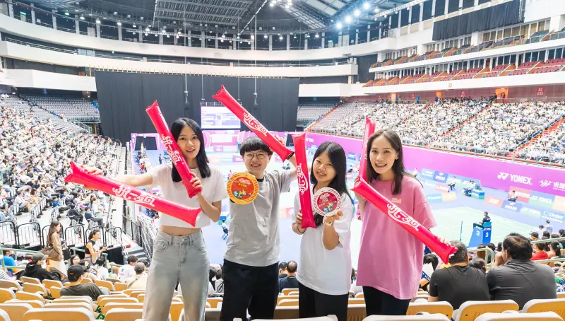 ▲羽球選手場下最愛補給曝光！統一麵榮登臺北公開賽場下MVP！ （圖／中華羽協提供）