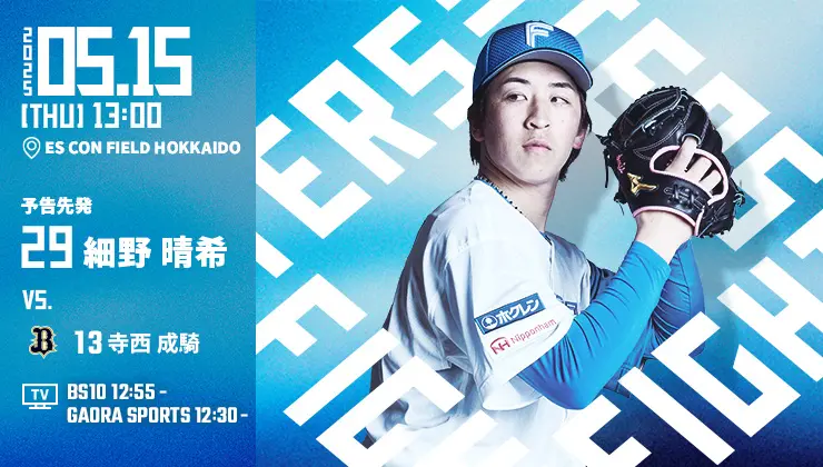 日職／前8位皆拿勝投！火腿今啟用第9號先發　細野晴希6局無失分