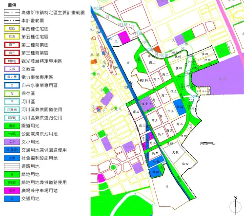 ▲高雄新市鎮擬定細部計畫草案。(圖/國土管理署提供) ▲高雄新市鎮擬定細部計畫草案。(圖/國土管理署提供)