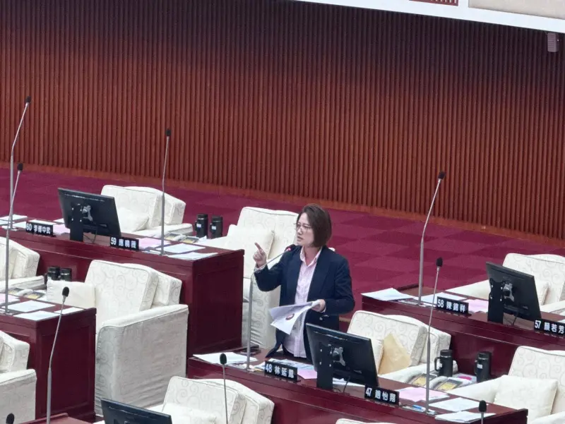 ▲北市議員林延鳳質疑世壯運智慧手錶洗產地。（圖／林延鳳辦公室提供）