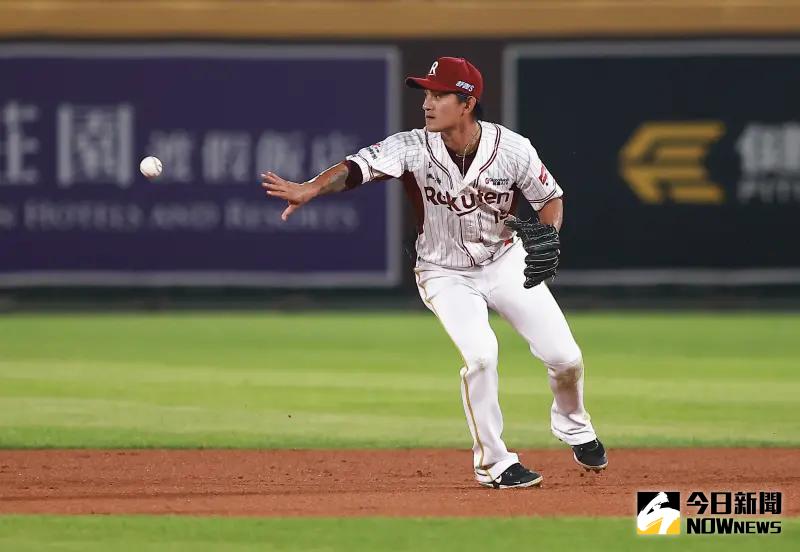 ▲聽到黃暐傑要回來選秀，樂天桃猿二壘手林子偉表示，希望有機會再當隊友。（圖／記者葉政勳攝 ,資料照）