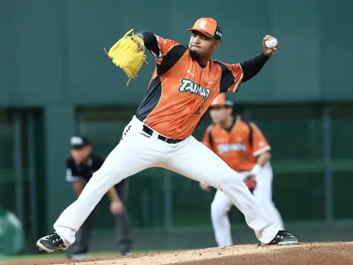 ▲蒙德茲上戰慘失本季新高6分，但球威普遍仍受到好評。（圖／統一獅提供）